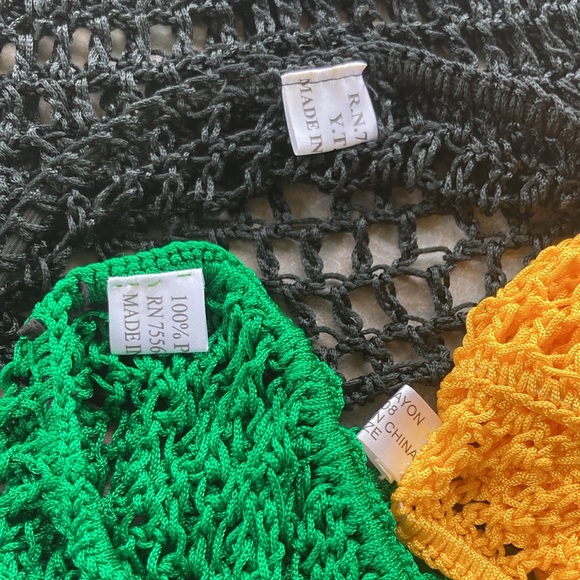 Three Crochet Hair Wraps - Picture 2 of 6